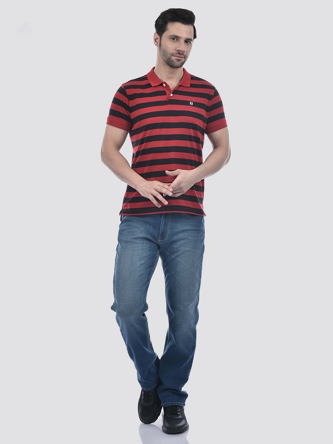 Numero Uno Men Mid-Blue Regular Fit Sustainable Jeans